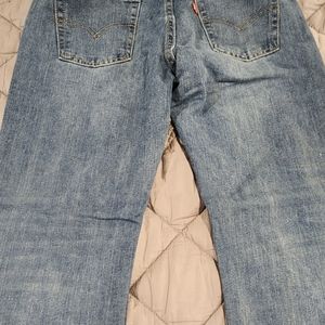 505 Levi's Boys Size 14 Reg. 27x27 Denium Blue Jeans